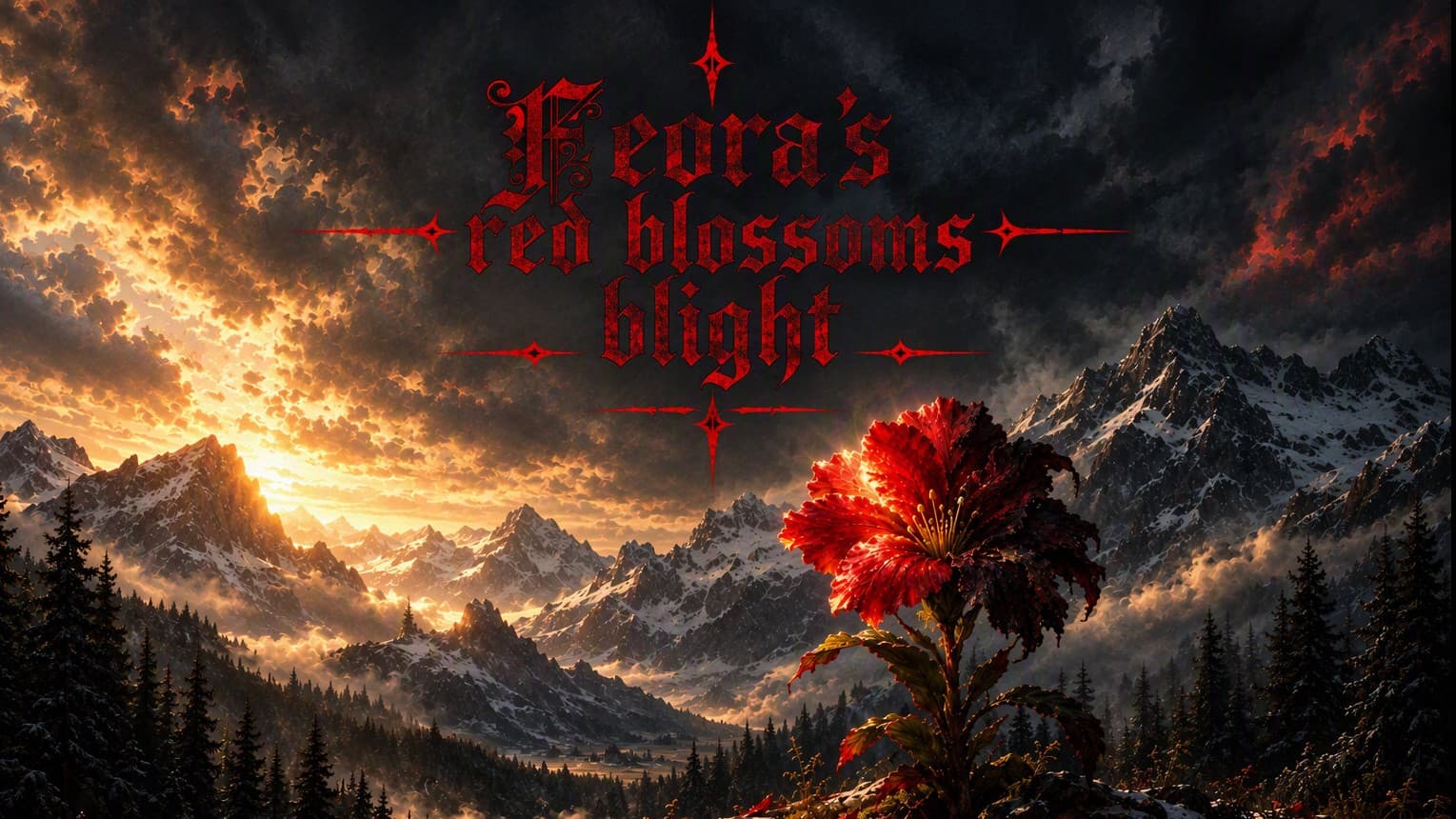 Feora's red blossoms blight