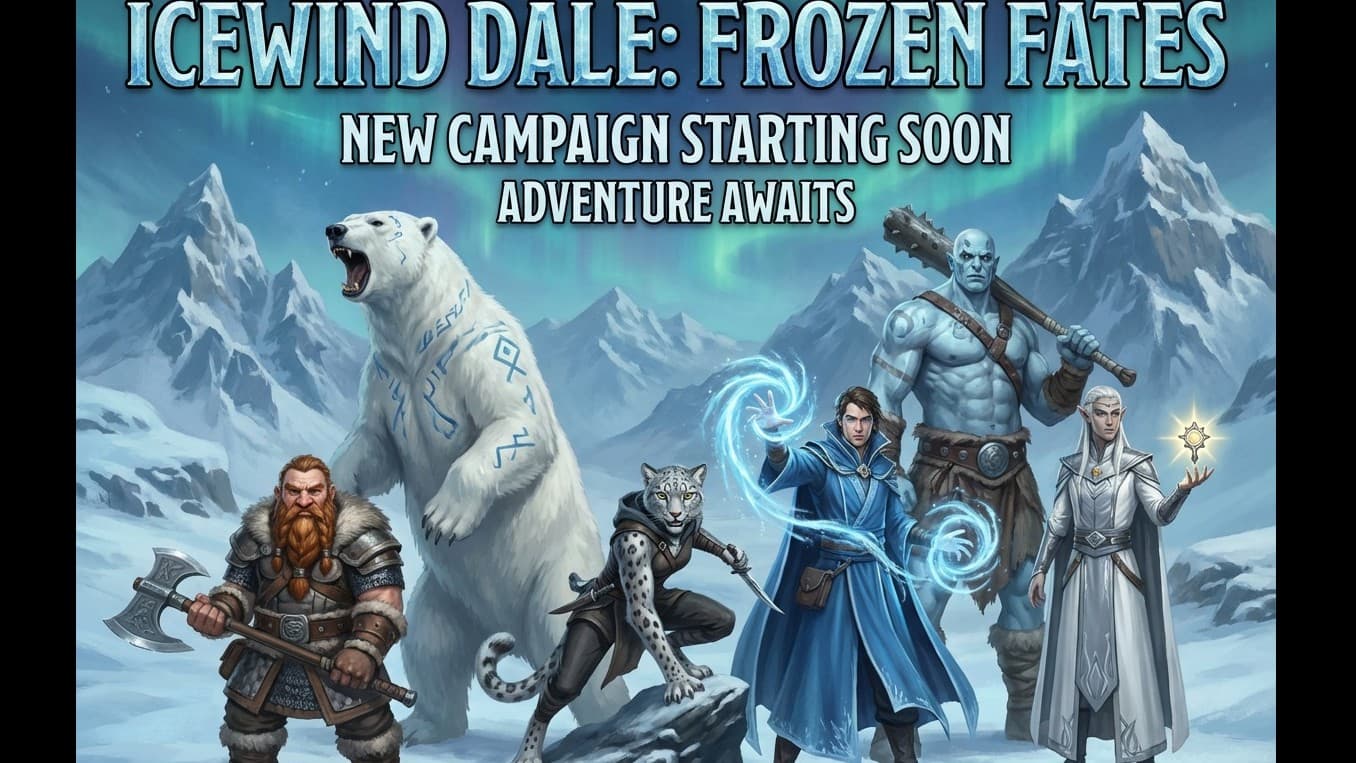 Icewind Dale: Frozen Fate.