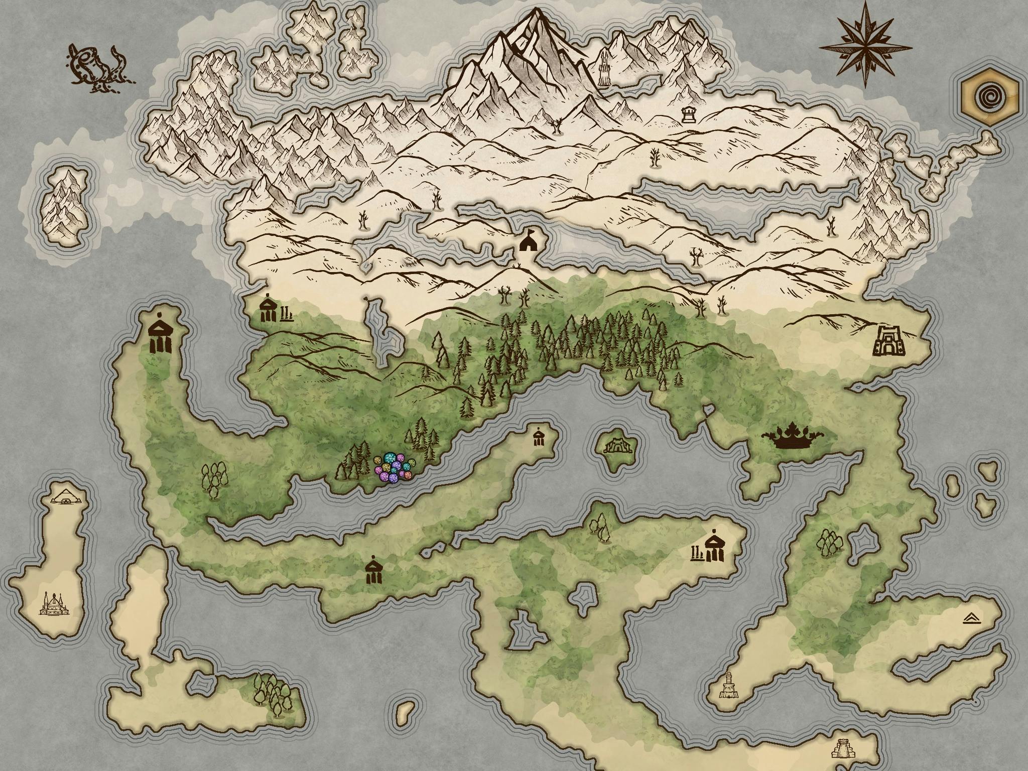 Homebrew D&D Campaign on The Fantasy World Map.
