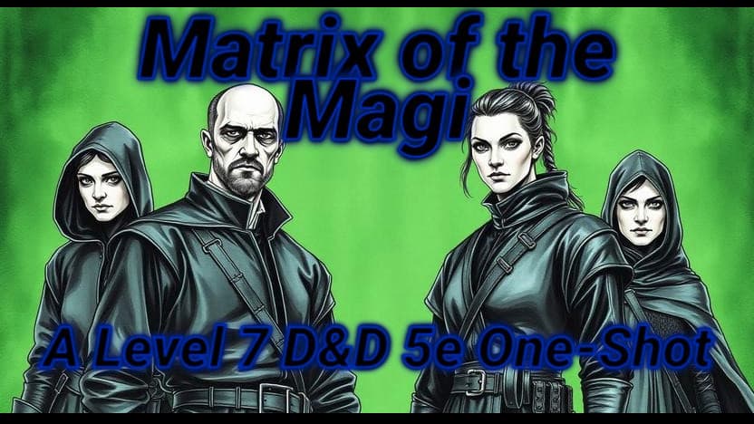Matrix of the Magi | A Level 7 D&D 5E One-Shot