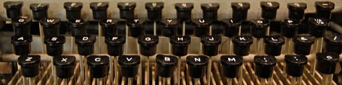 TypeWriter banner