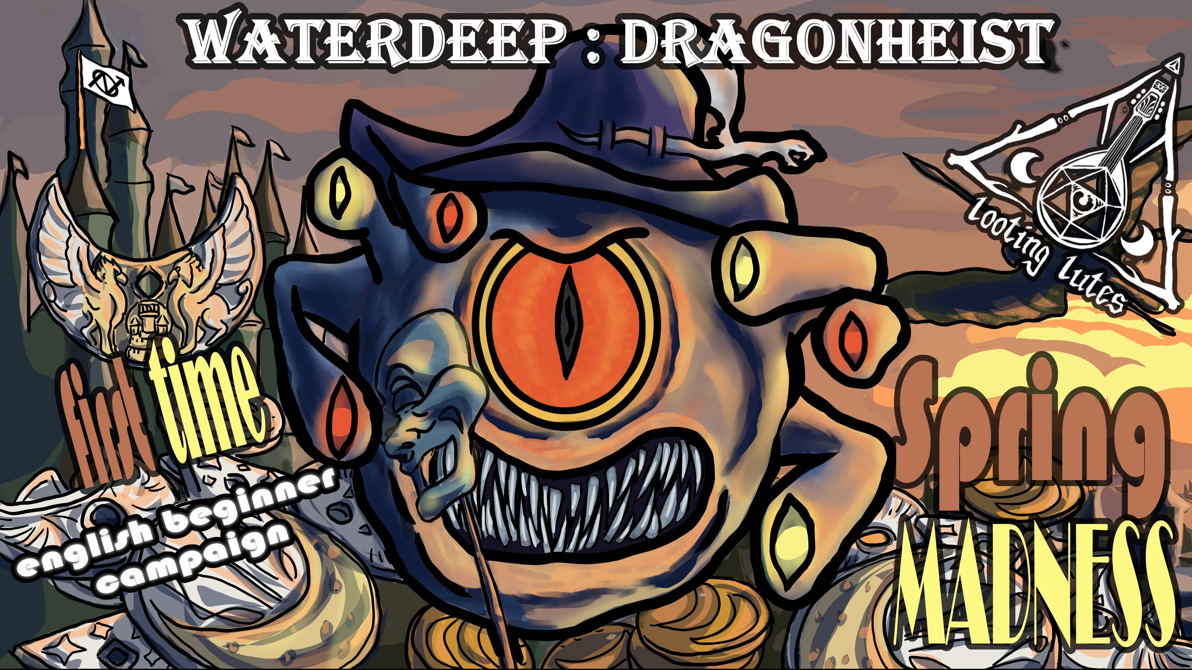 Waterdeep - Dragon Heist : Spring Madness | English Beginner