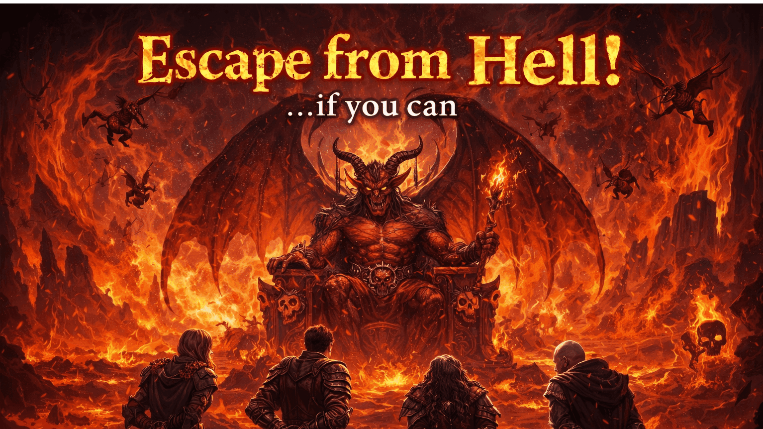 Escape from Hell (NSFW) Dark ambience, full of references 5.5e