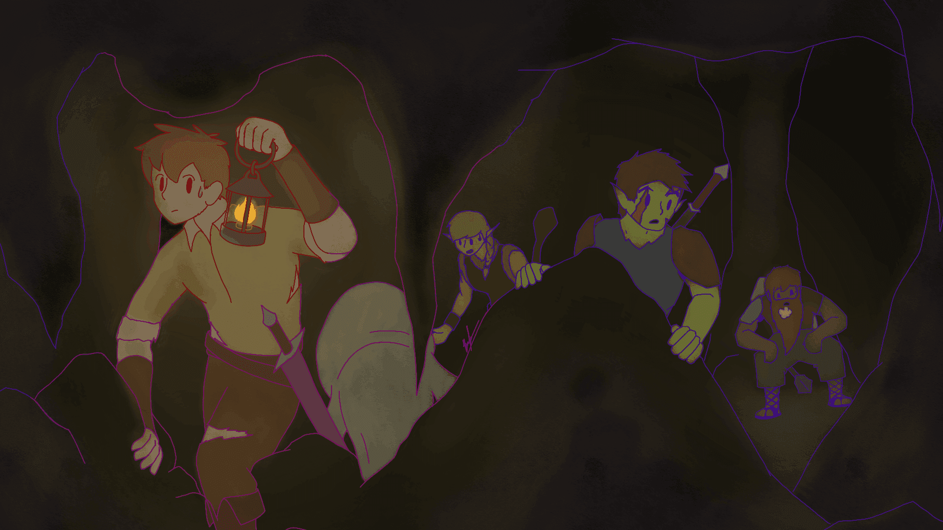 Escape from the Caverns of Endless Shadows