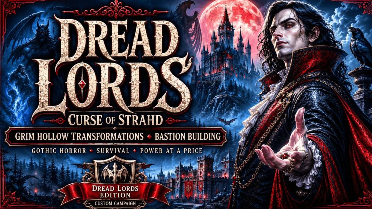 Curse of Strahd nightmare sand box! Strahd empowered!