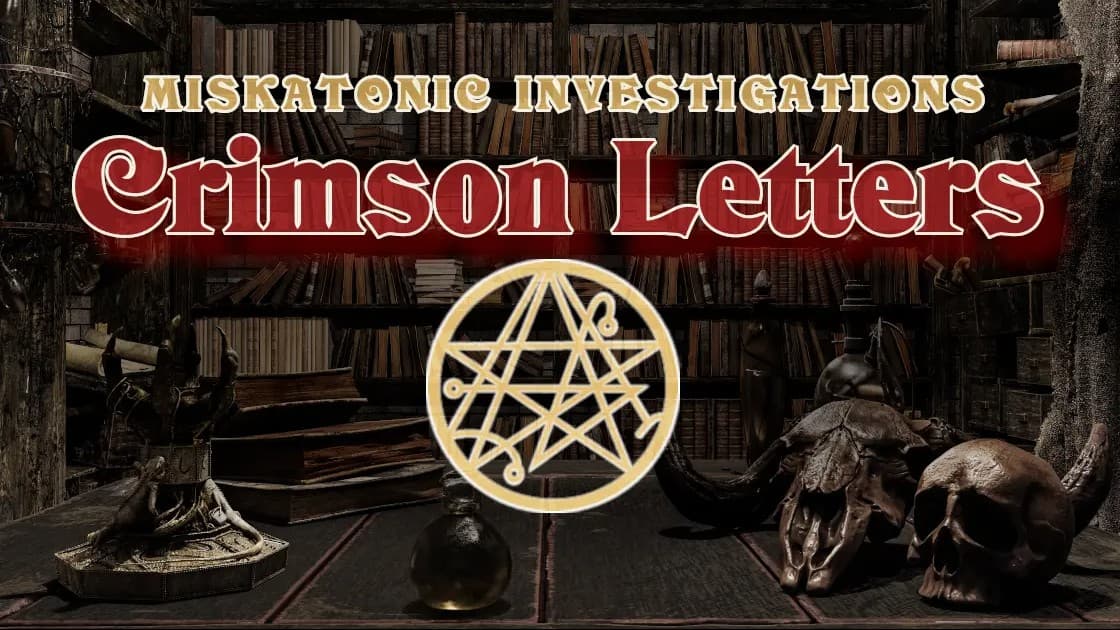 Crimson Letters - A Lovecraftian Murder Mystery Case