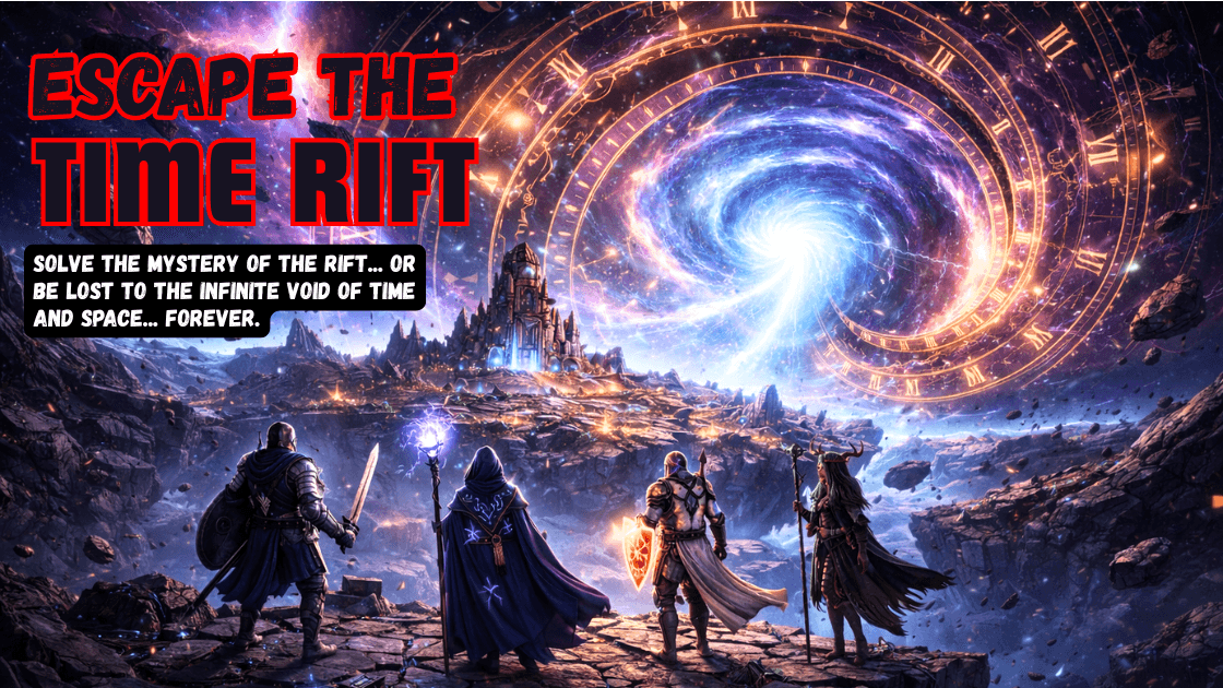 Escape the Time Rift | Cosmic Time/Space Mystery One-Shot