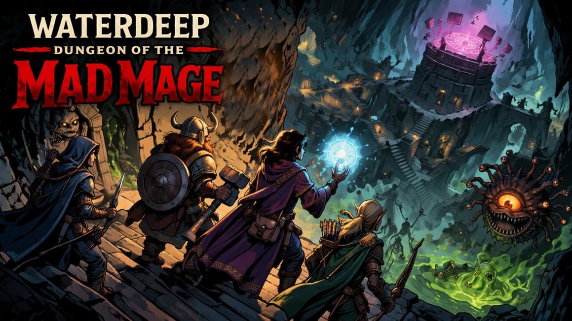 Waterdeep: Dungeon of the Mad Mage the Mega Dungeon Crawl