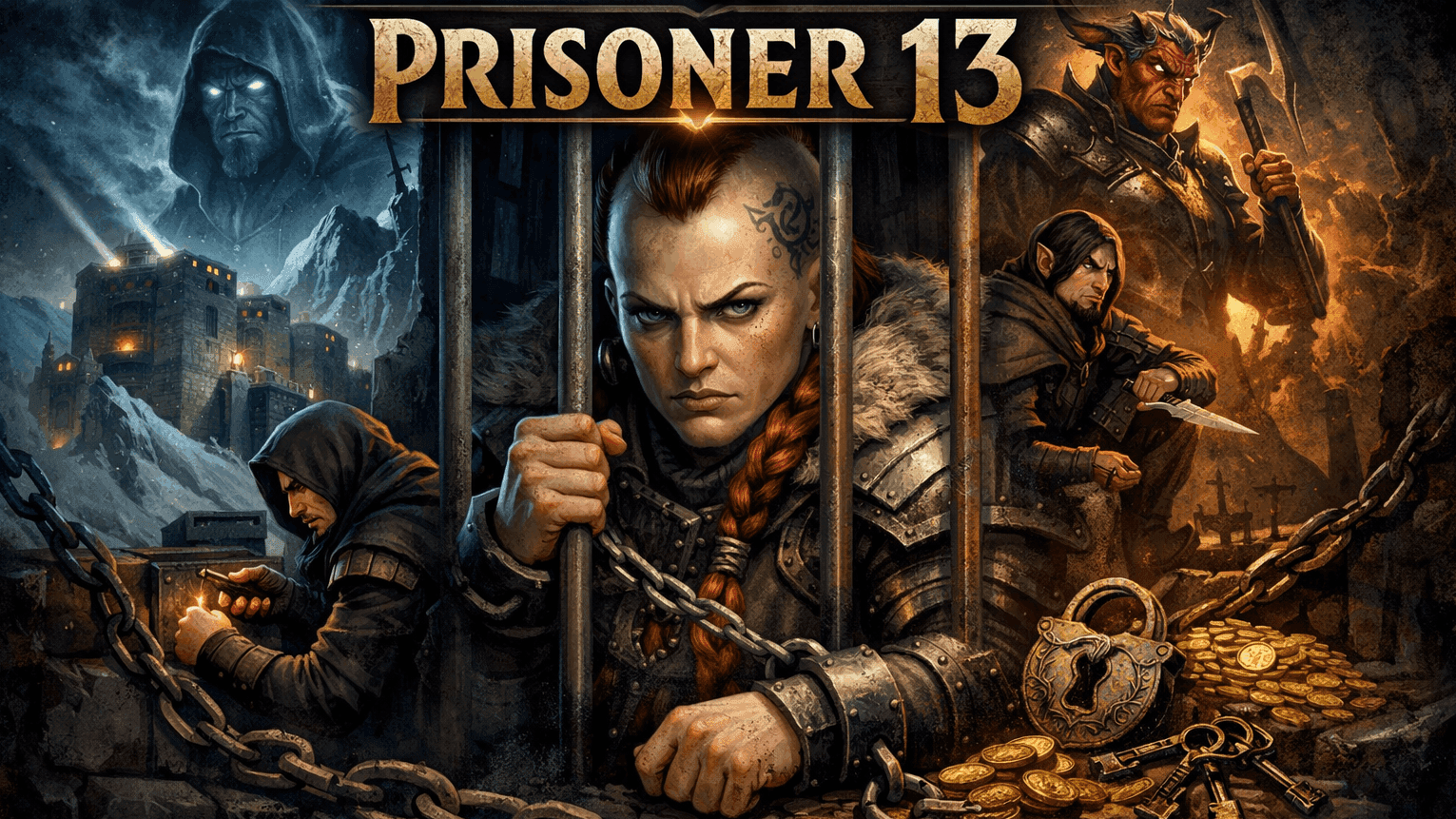 Break into a prison and find Prisoner 13 (Beginner friendly)5.5e