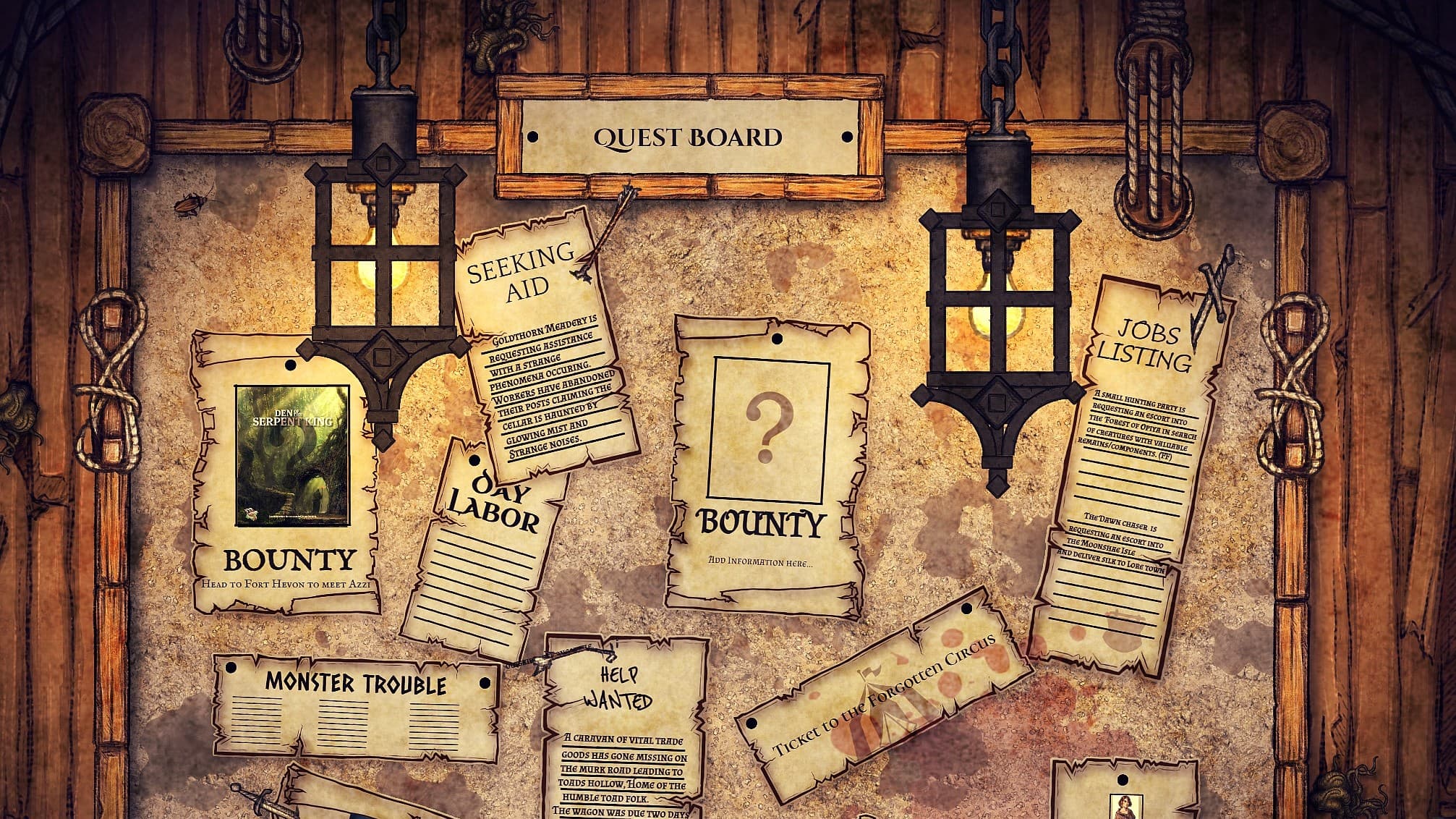 Quest board of Levanthria | Lvl 4 one shots
