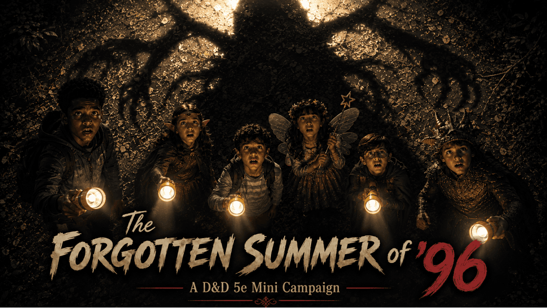 D&D 5e Mini Campaign | The Forgotten Summer of '96
