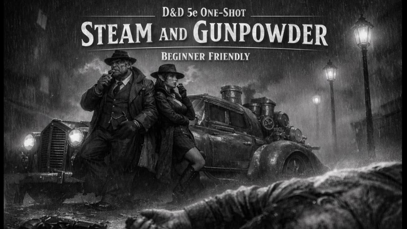 D&D 5e One-Shot | Steam & Gunpowder | Beginner-Friendly