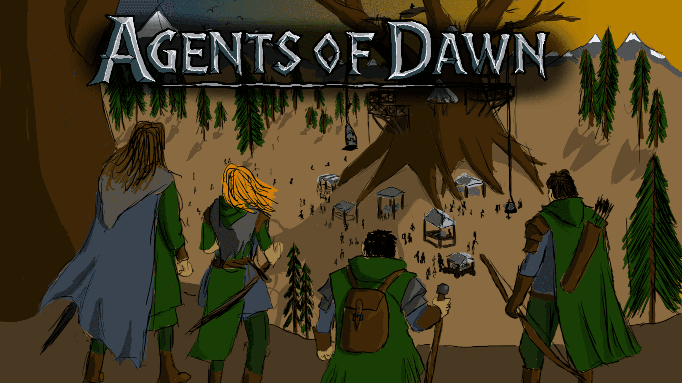 Agents of Dawn, a Norse mythology based game. LGBTQ+ & Beginners