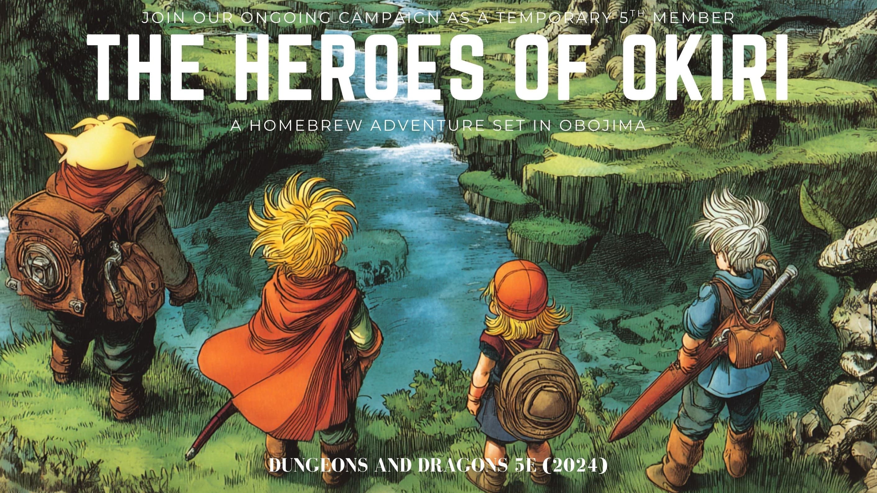 Obojima: Join as a temporary 5th player in our campaign! 5e 2024