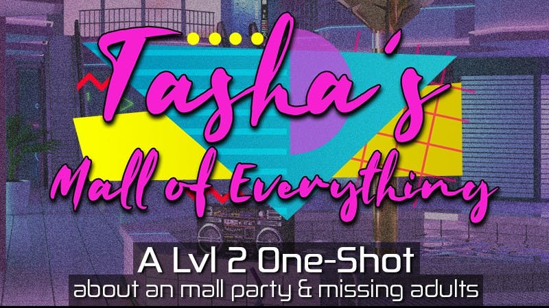 Tasha's Mall of Everything 👜 | A LVL 2 '90s-Themed One-Shot