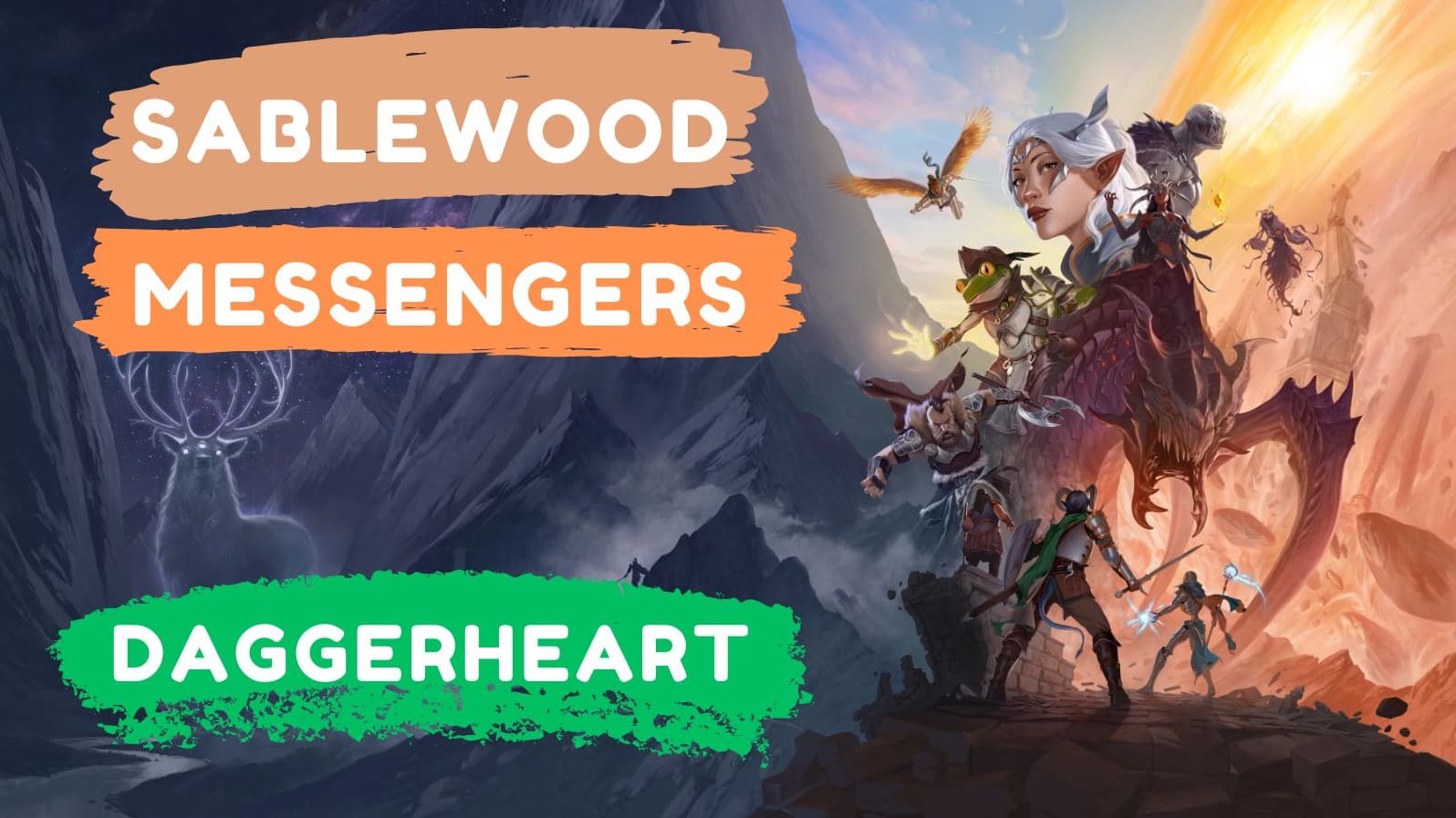 Daggerheart: The Sablewood Messengers - Learn to Play! | No AI