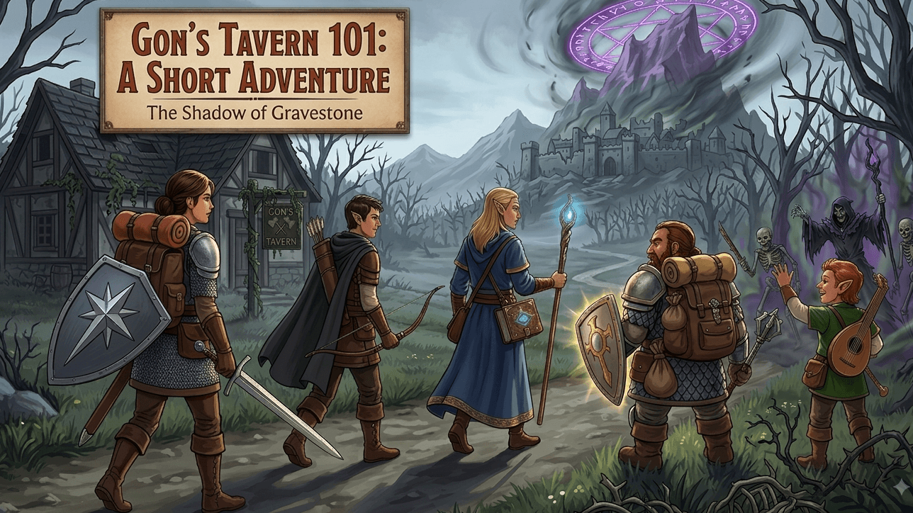 Gon's Tavern 101: A Short Adventure