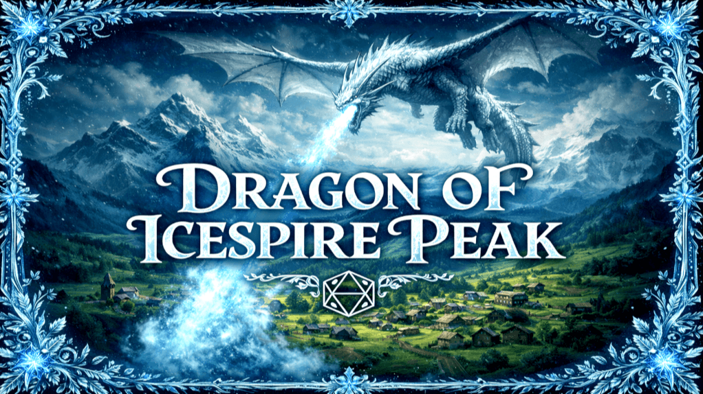 Learn to Play D&D! ❄️ Dragon of Icespire Peak ❄️ Levels 1-7