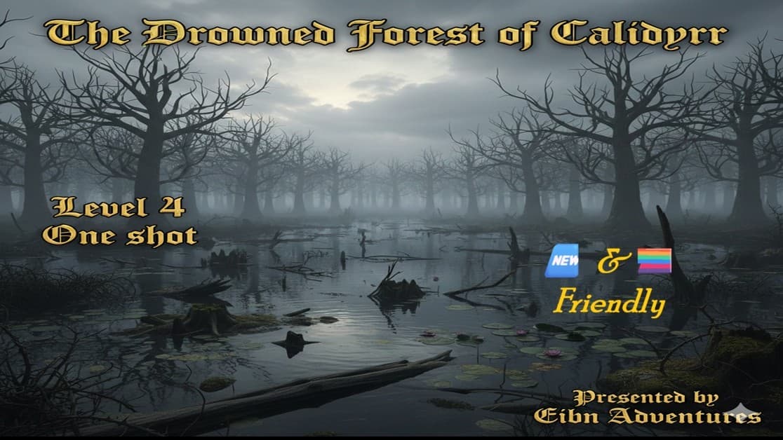 🍃🌲The Drowned Forest 🍃🌲  Level 4 One shot  🆕 & 🏳️‍🌈 2024