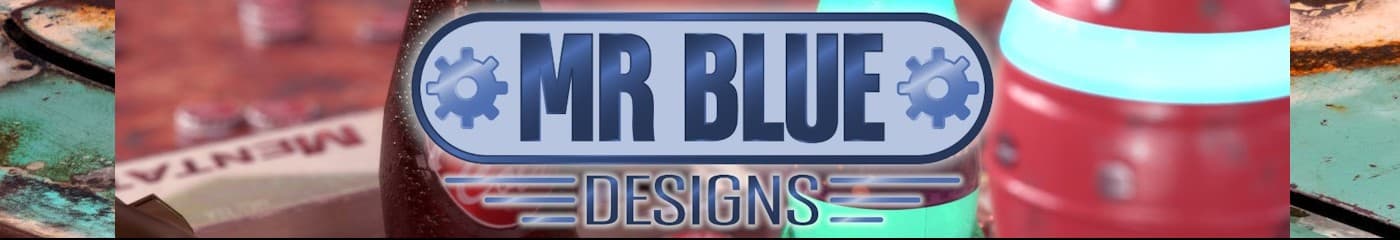Mr. Blue banner