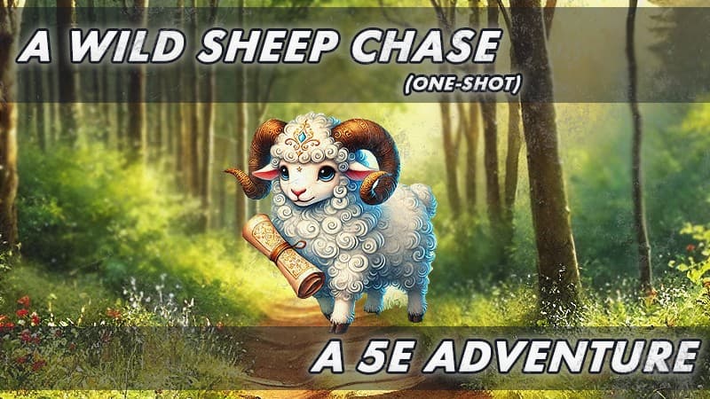 🐑A Wild Sheep Chase | One-Shot | Inclusive + Beginner Friendly