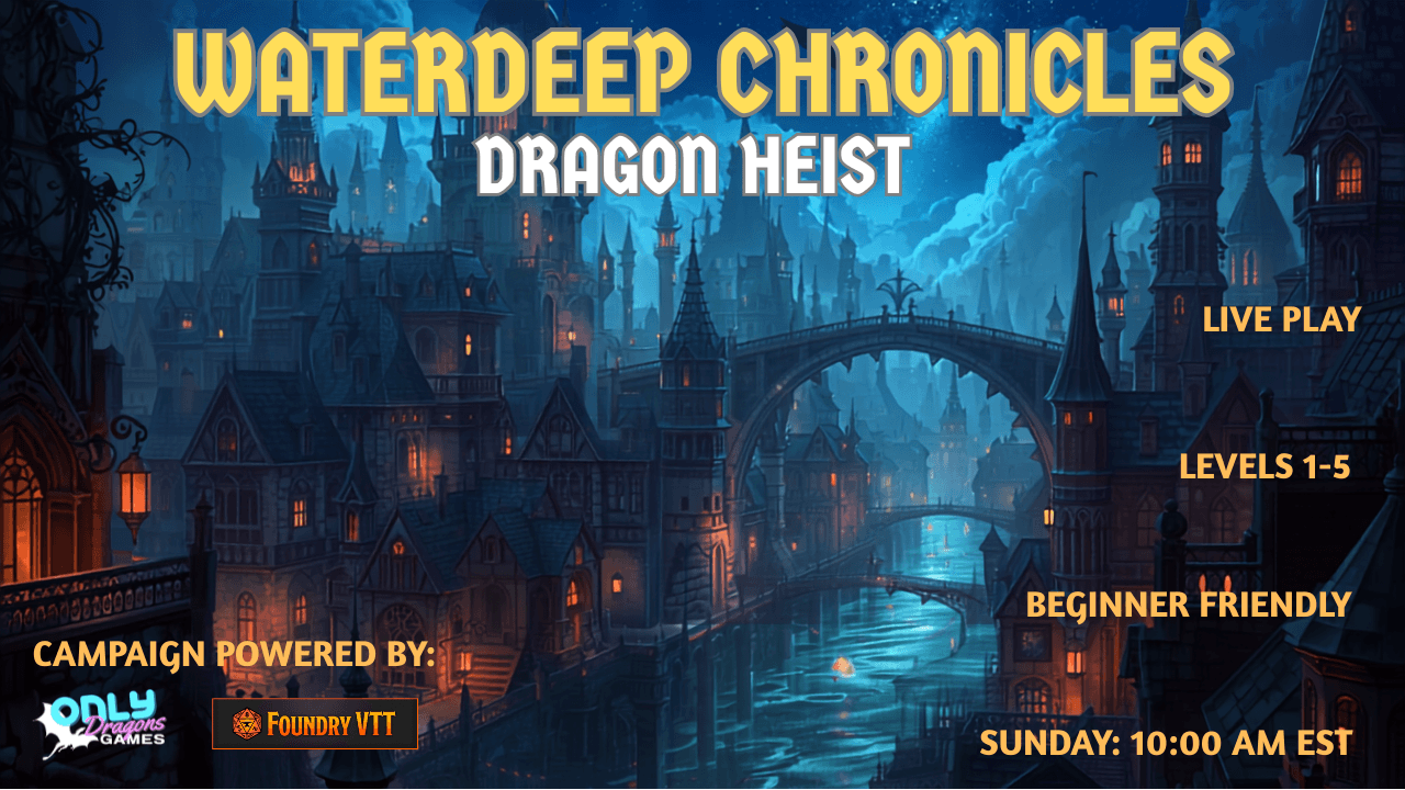 Waterdeep Chronicles: Adventures in the City of Splendors