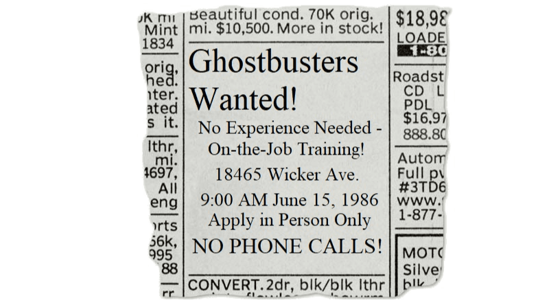 Ghostbusters Wanted