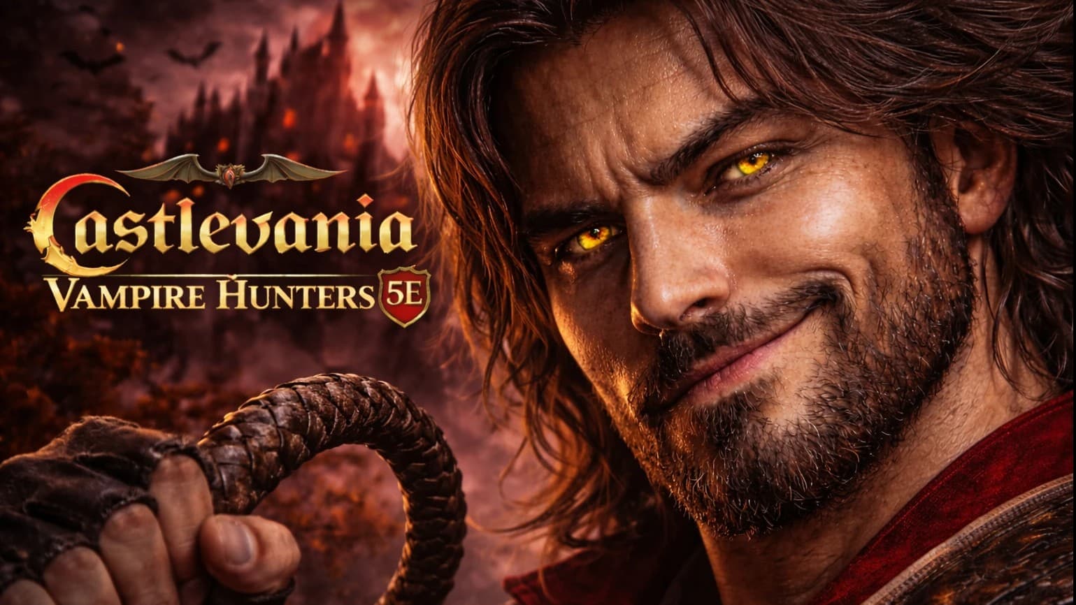 ✨ Castlevania: Vampire Hunters 5E 🦇 🩸 Stand against the night.