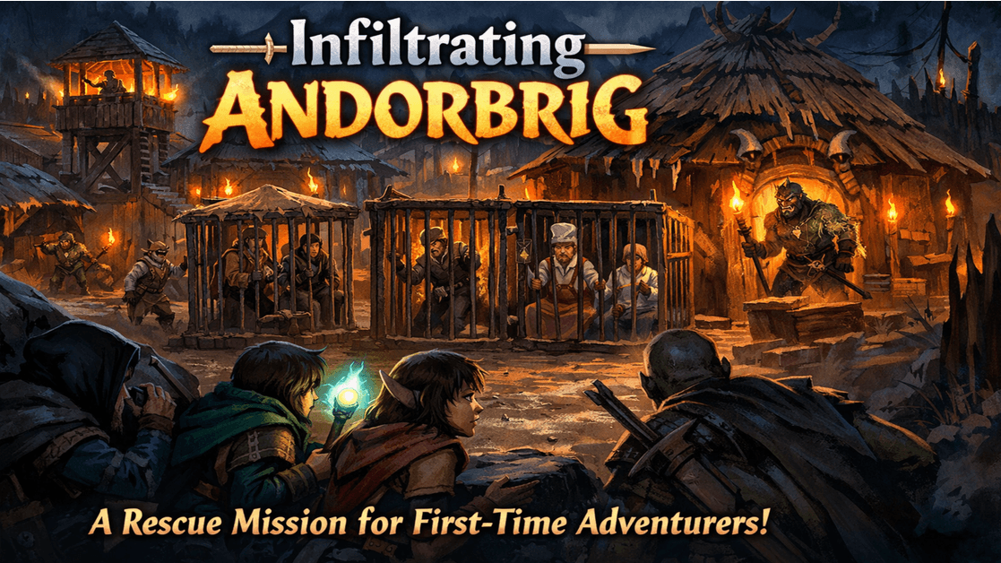 Learn To Play Dungeons and Dragons! 🛡️INFILTRATING ANDORBRIG🗡️