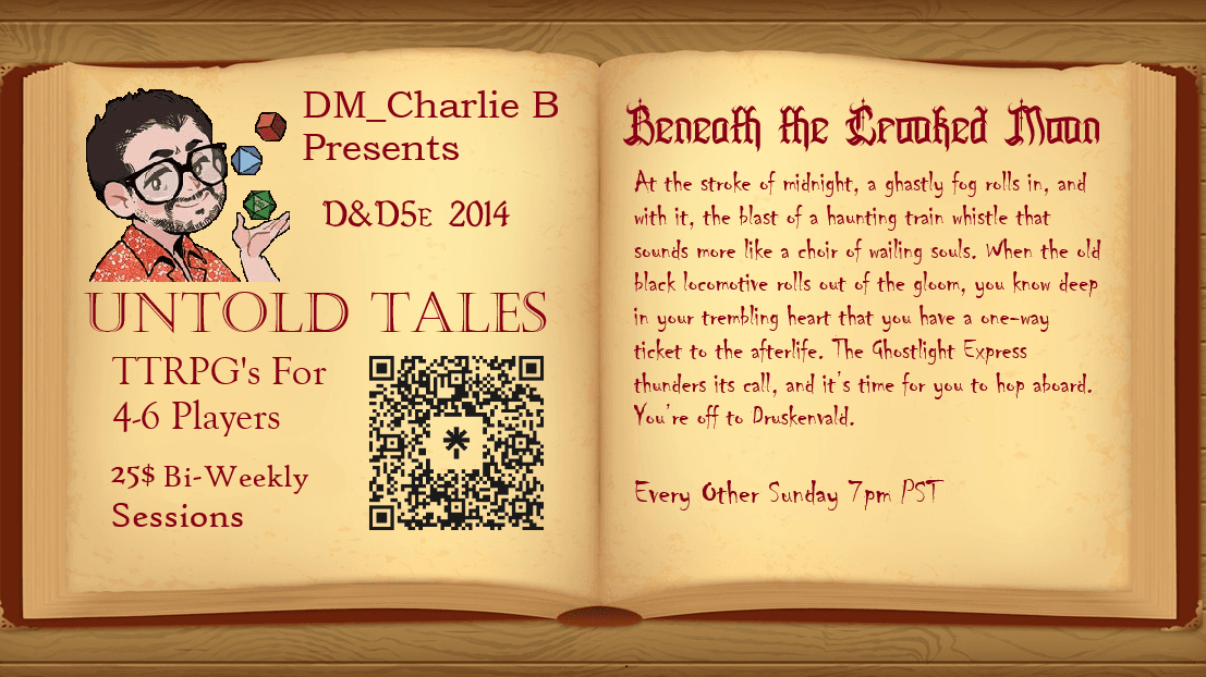 Beneath the Crooked Moon - D&D5e 2014 Folk Horror