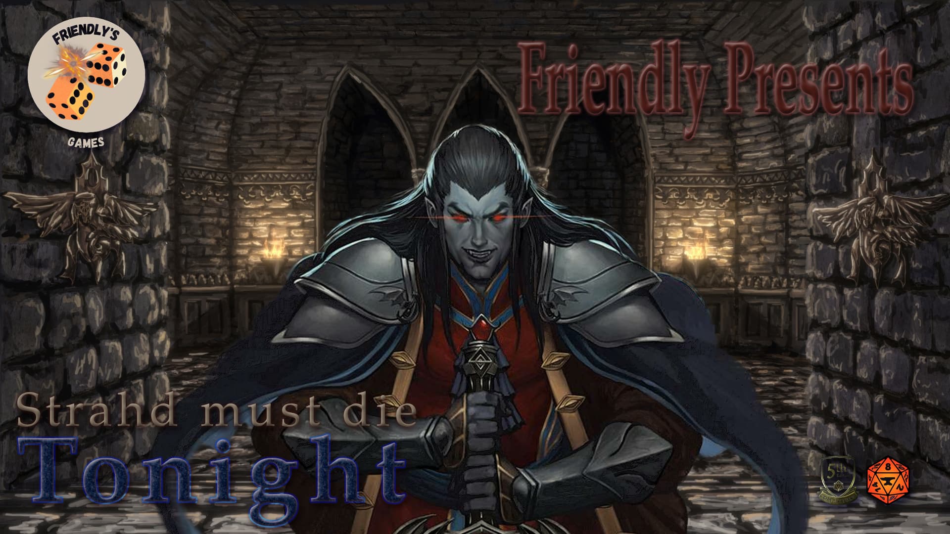 Strahd Must Die Tonight! 10th level One-Shot | LGBTQ+ and POC friendly!💜🔞