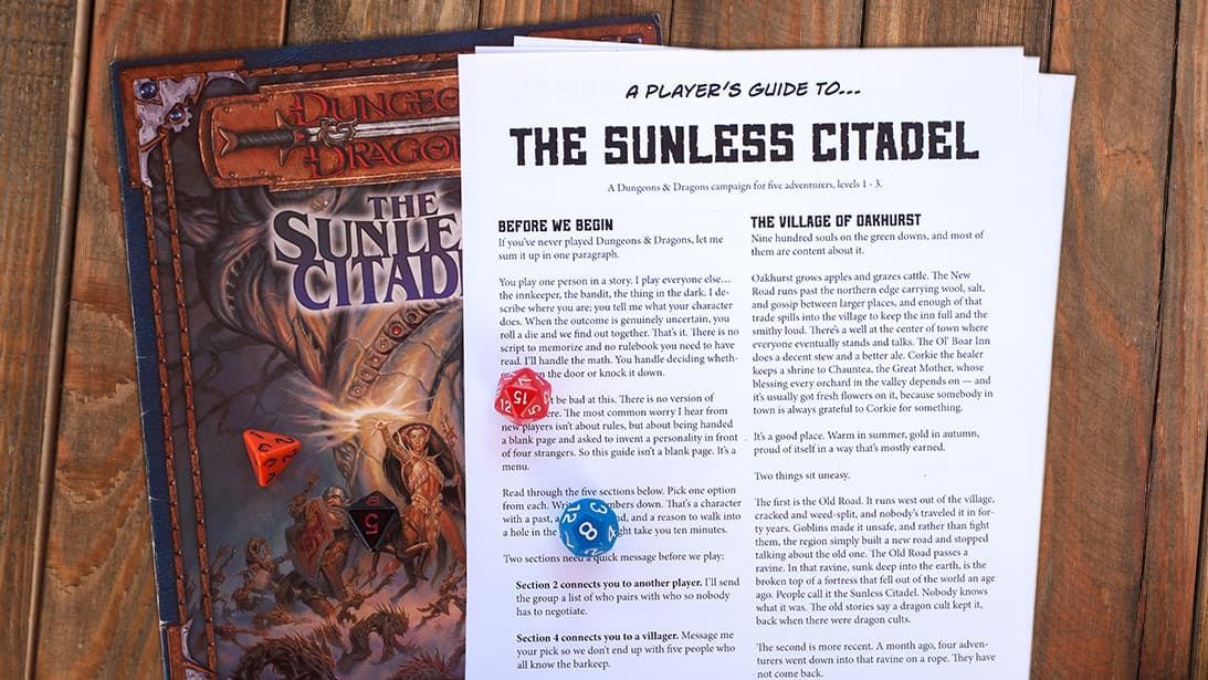 Beginner Friendly D&D | The Sunless Citadel | Start Here