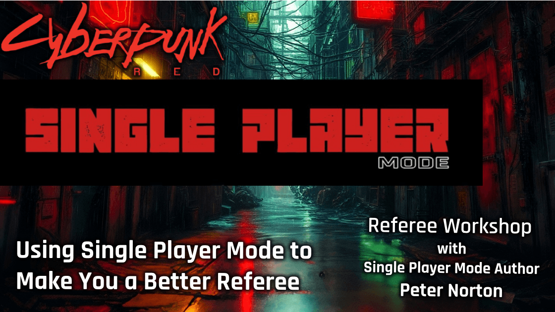 Using Single Player Mode to Make You a Better Referee