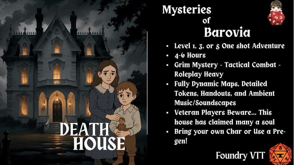 Death House - Ghosts, Cults, Vampires|Cruse of Strahd