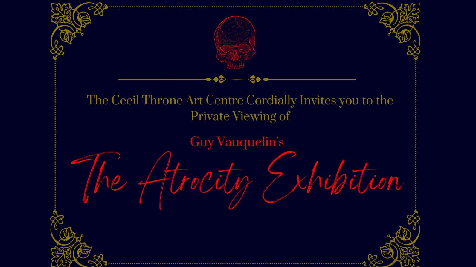 KULT|| The Atrocity Exhibition||Open to All