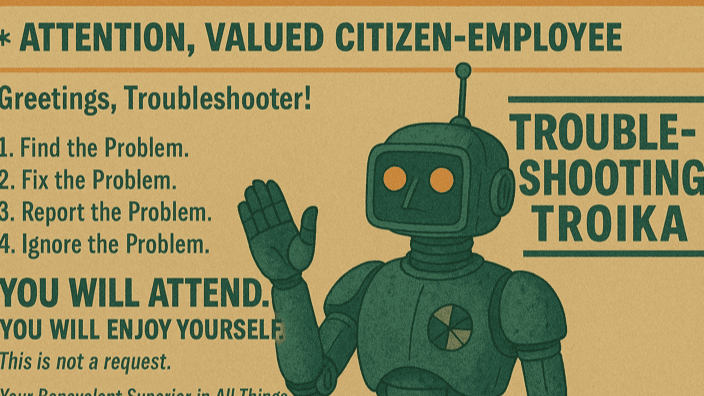 Troubleshooting Troika!: Clone Cohesion PbP