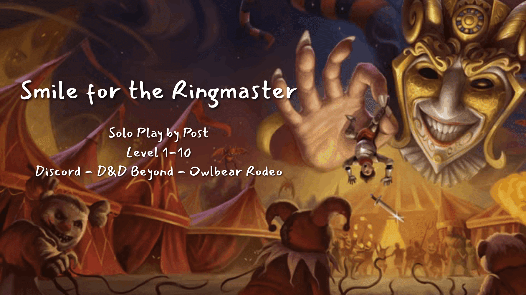 Smile for the Ringmaster | A Dark Carnival Horror | Solo PbP