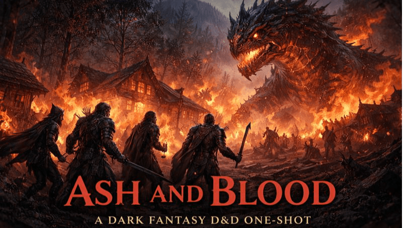 Ash and Blood — A Dark Fantasy D&D One-Shot
