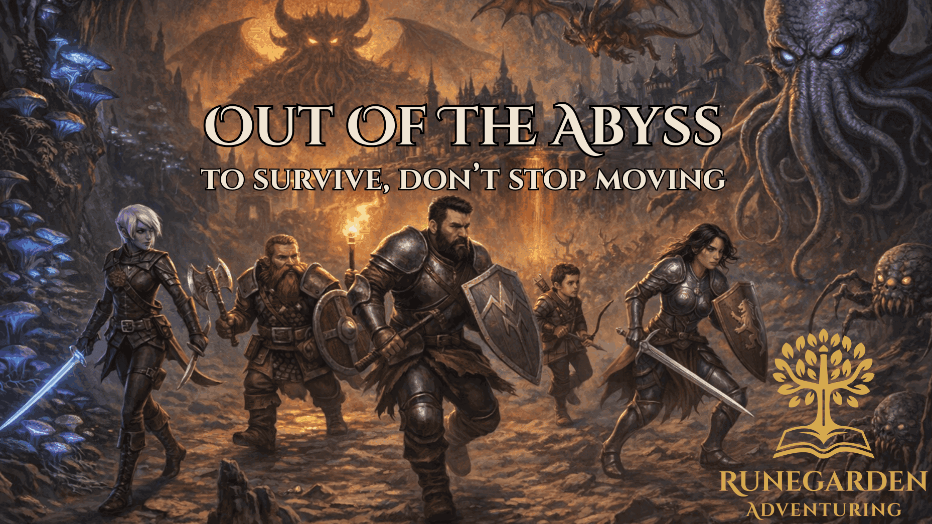 To Survive, Don't Stop Moving - Out of the Abyss, Level 3+!