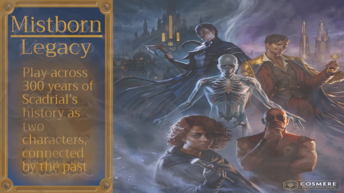 Cosmere RPG | Mistborn Legacy | Lvls 1-9 Adventure 