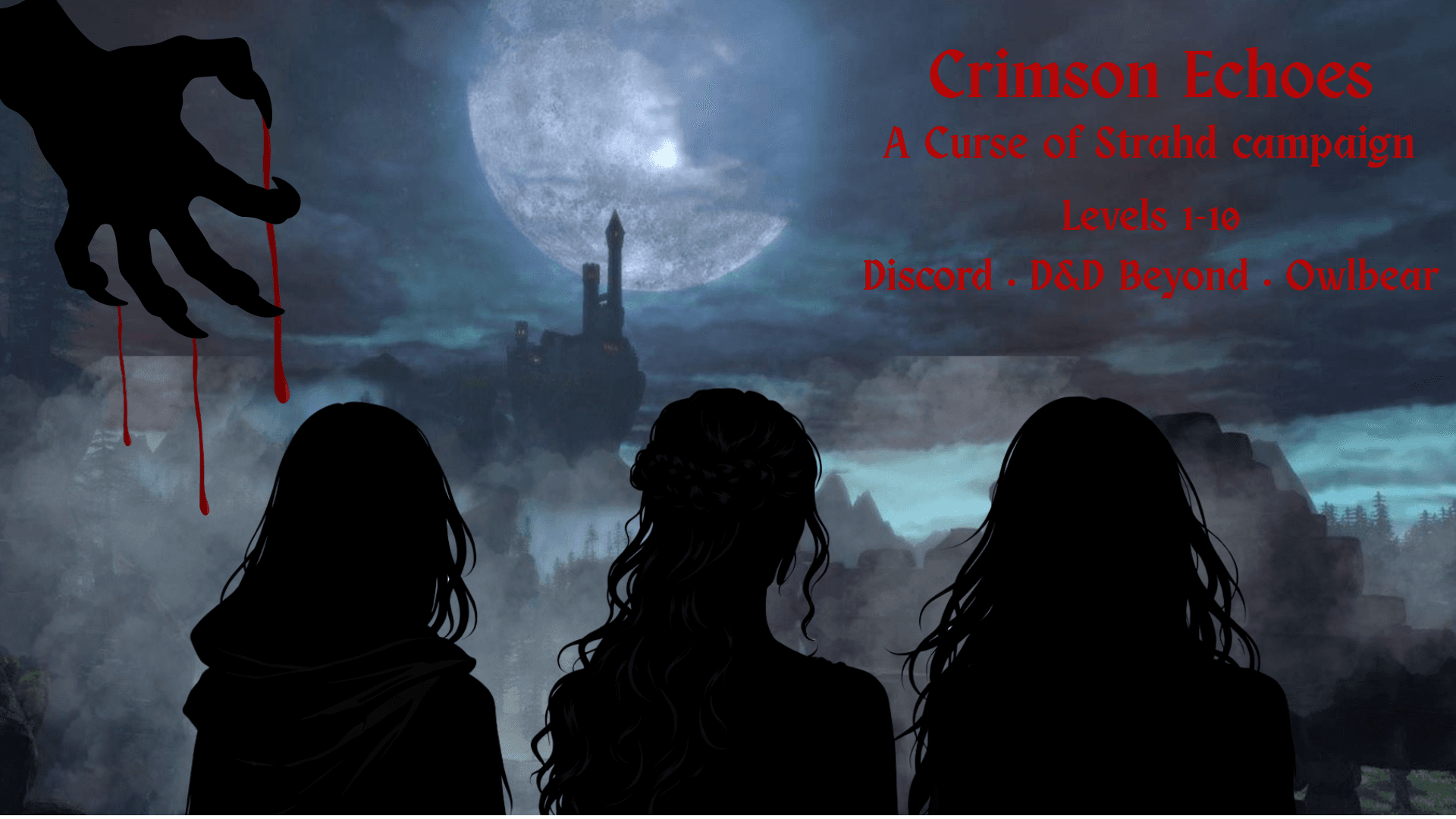 Crimson Echoes – A Curse of Strahd Campaign (All-Femme Table)