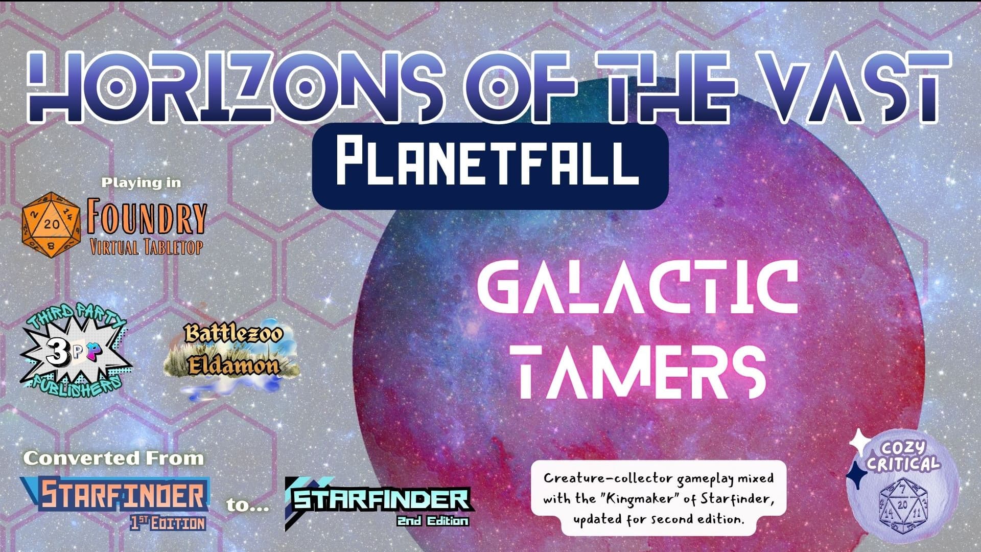 Horizons of the Vast: Galactic Tamers - SF2E Eldamon