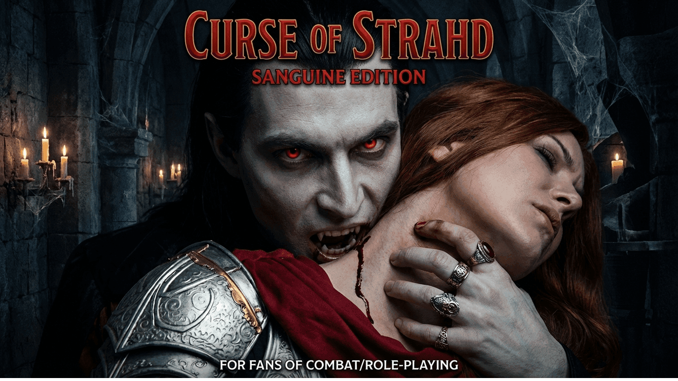 Curse of Strahd | Smaller table (=more playtime for you!) and role-play focus | Jane Raw's Twisted Edition