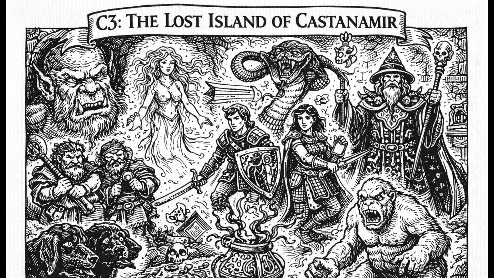 Greyhawk in Pathfinder 1e: C3 The Lost Island of Castanamir!