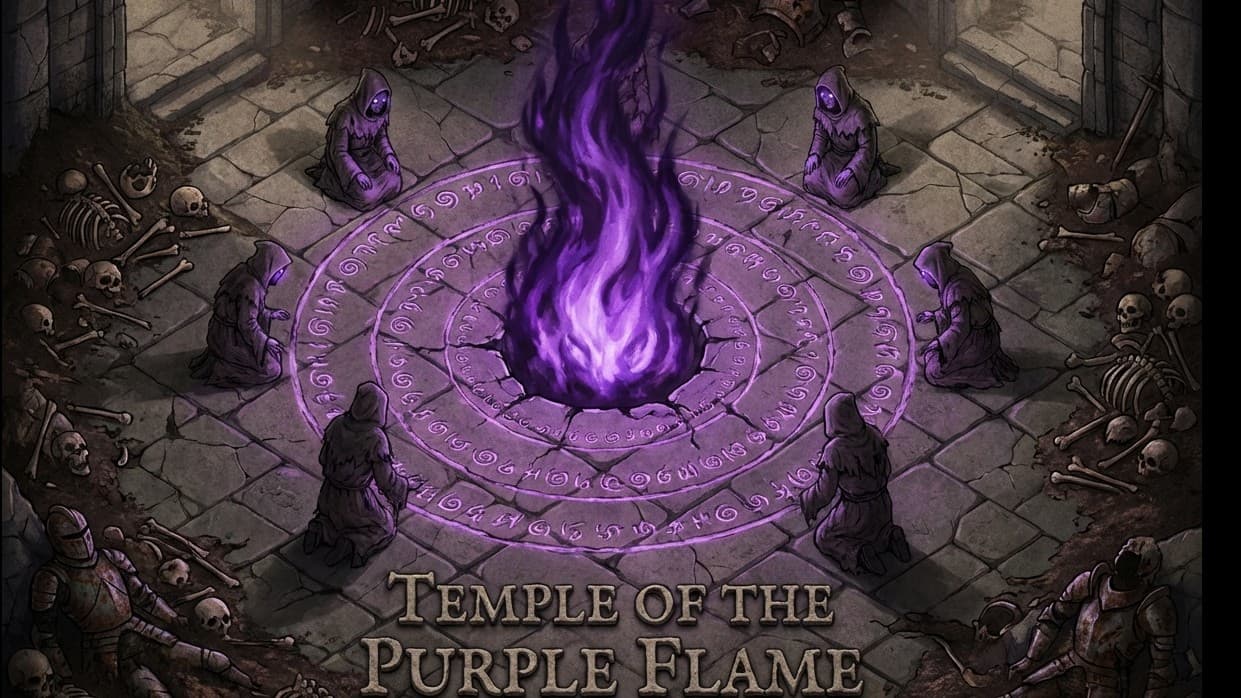 Daggerheart (level 10) Temple of the purple flame