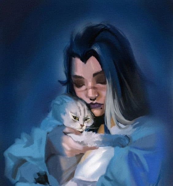 Blue avatar
