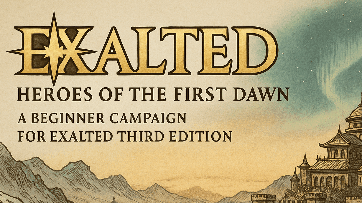 Join Exalted: Heroes of the First Dawn - Roll20 / Discord - Exalted 3rd ...