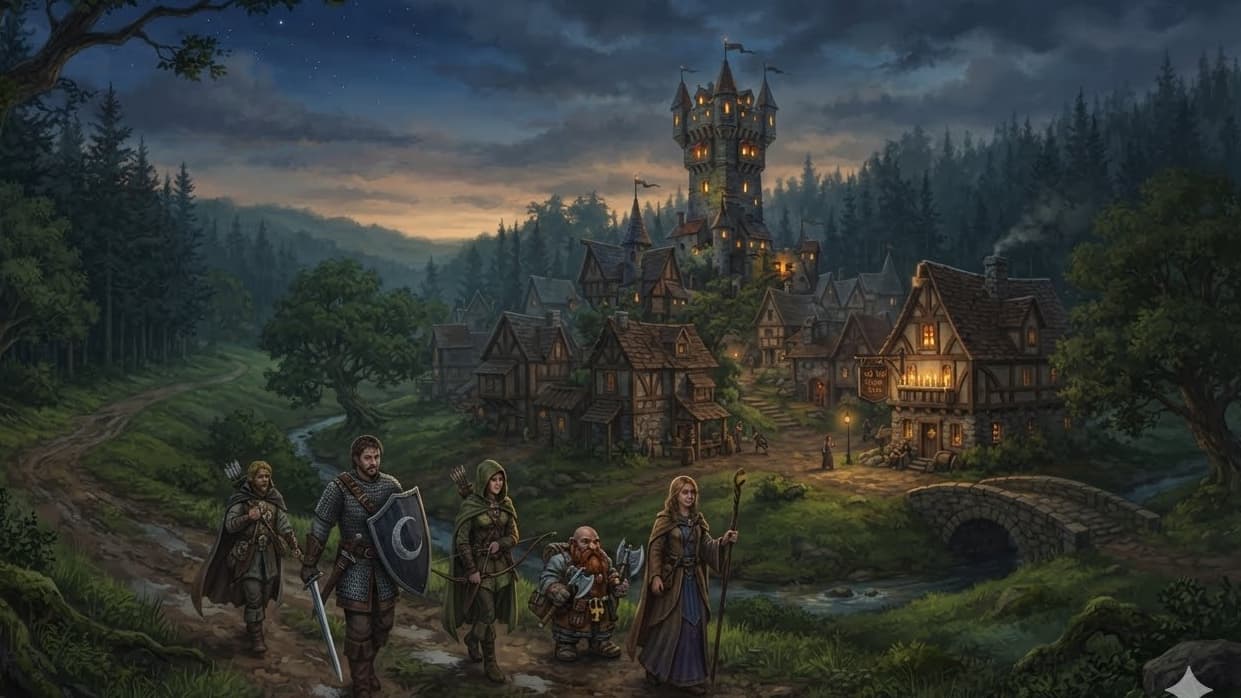 Shadowdale: A 2024 D&D Time-Travel Campaign (Levels 1-4)
