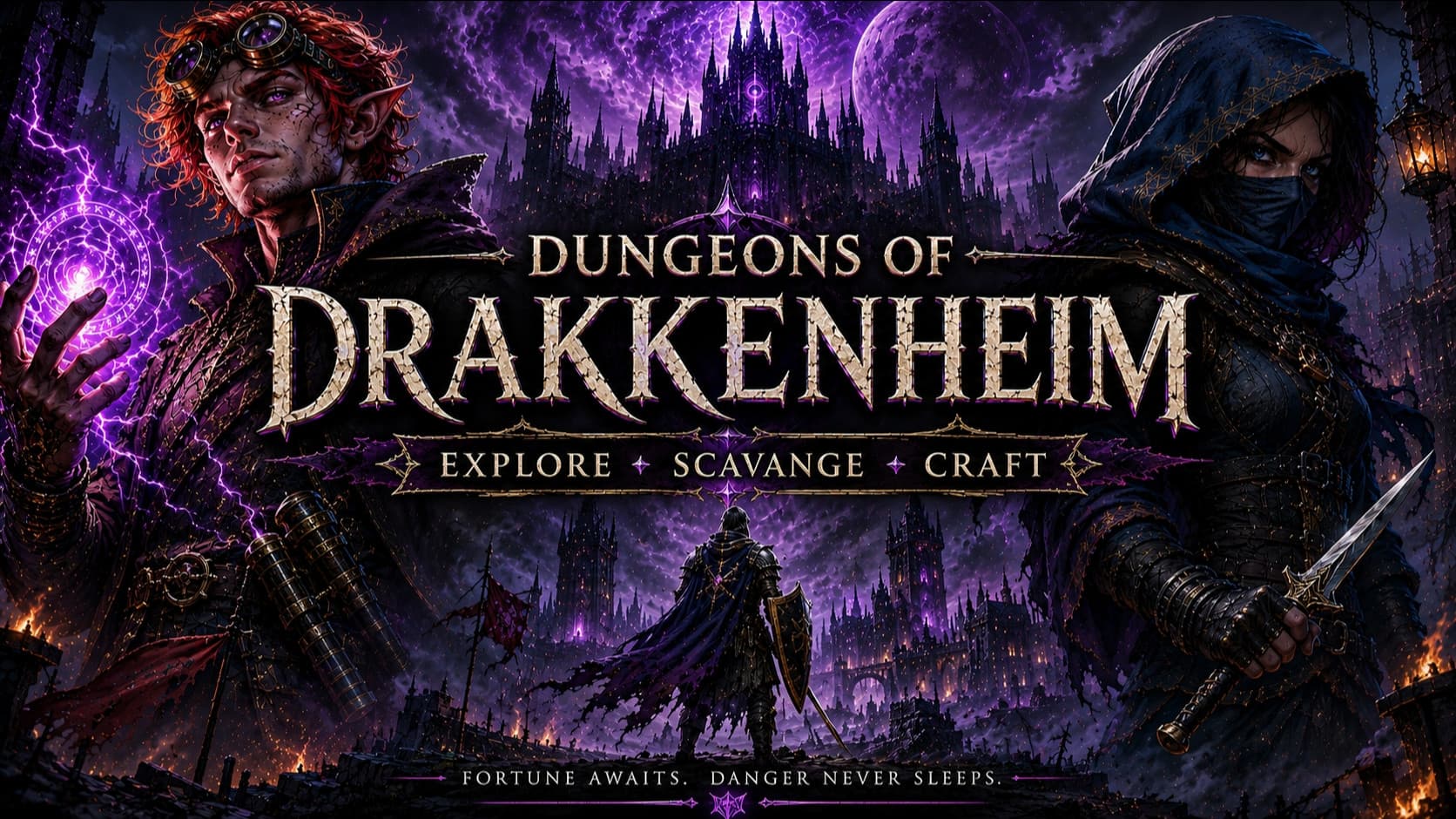Explore Scavange and Survive The Dungeons Of Drakkenheim