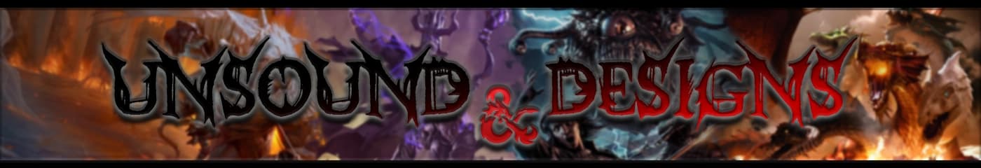 Unsound Designs banner